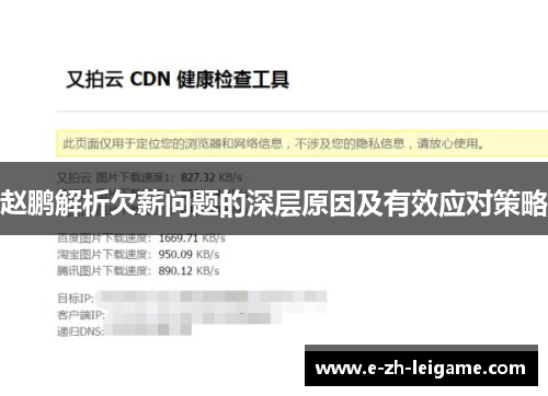赵鹏解析欠薪问题的深层原因及有效应对策略