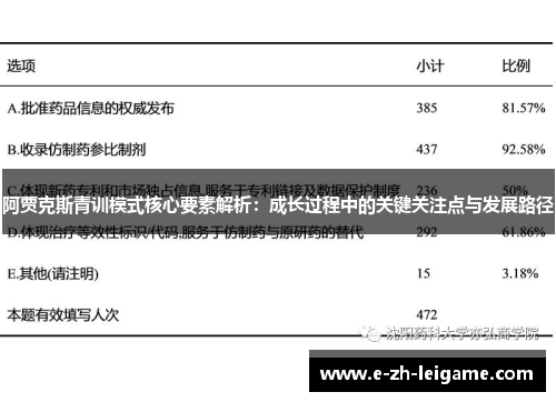 阿贾克斯青训模式核心要素解析：成长过程中的关键关注点与发展路径
