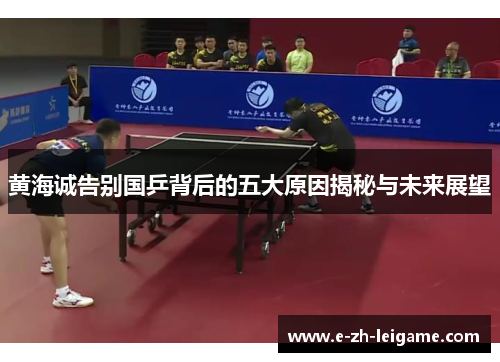 黄海诚告别国乒背后的五大原因揭秘与未来展望